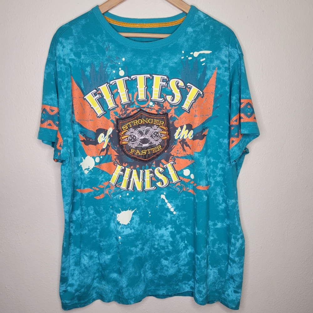 Raw Blue Fittest of the Finest T-Shirt, Size 2XL